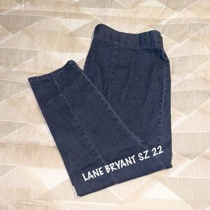 Lane Bryant Indigo Pull On Jeans EUC SZ PLUS 22
